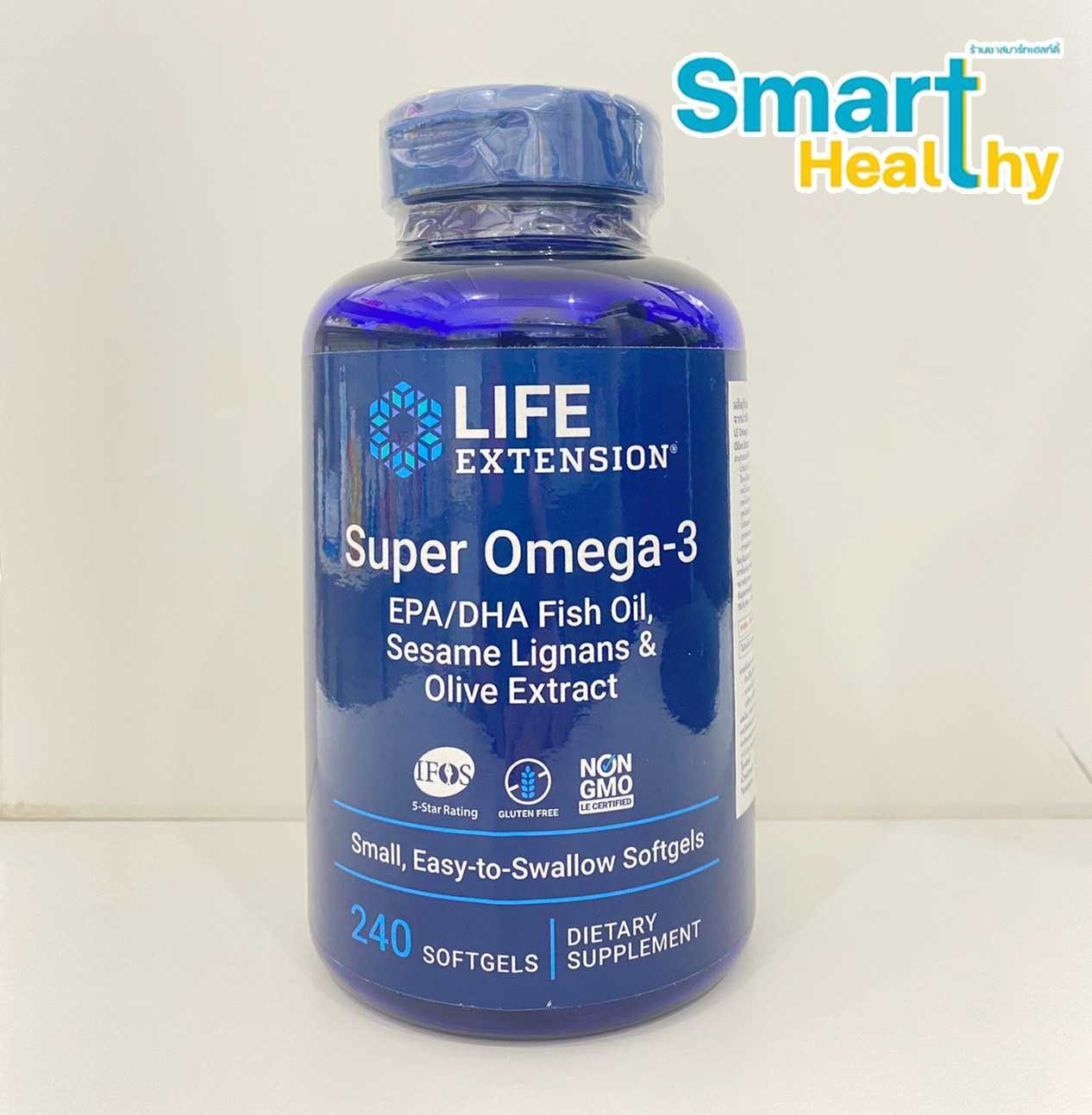 Life Extension Omega Foundations Super Omega-3  240 Softgels น้ำมันปลา fish oil โอเมก้า3