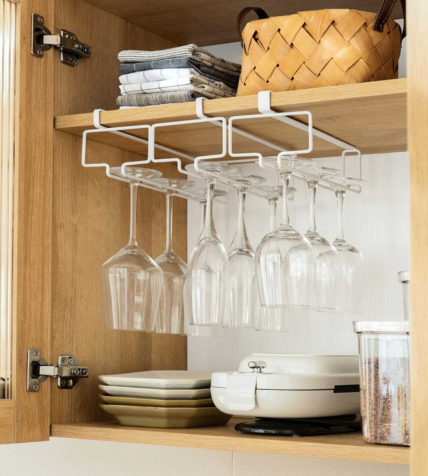 Wine glass rack : ที่แขวนแก้วไวน์ ที่เก็บแก้วก้าน