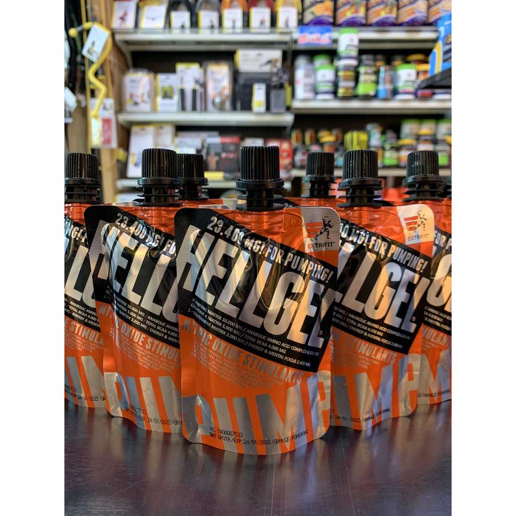 Extrifit Hellgel Energy Gel 80g. เจลพลังงานดูดซึมเร็ว ให้พลังงานได้เร็ว ของแท้ 100% มีหน้าร้าน