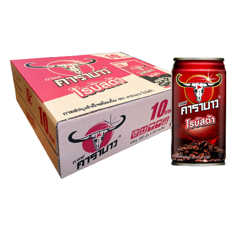 คาราบาว กาแฟพร้อมดื่ม (โรบัสต้า) 180มล.x30กป. 18855790000391 (07)