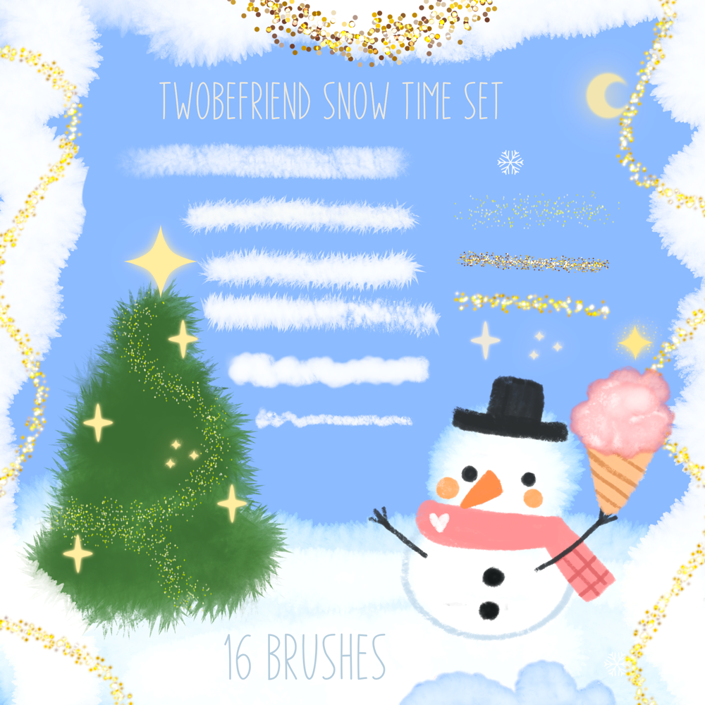 Twobefriend Snow Time Set|PROCREAT|