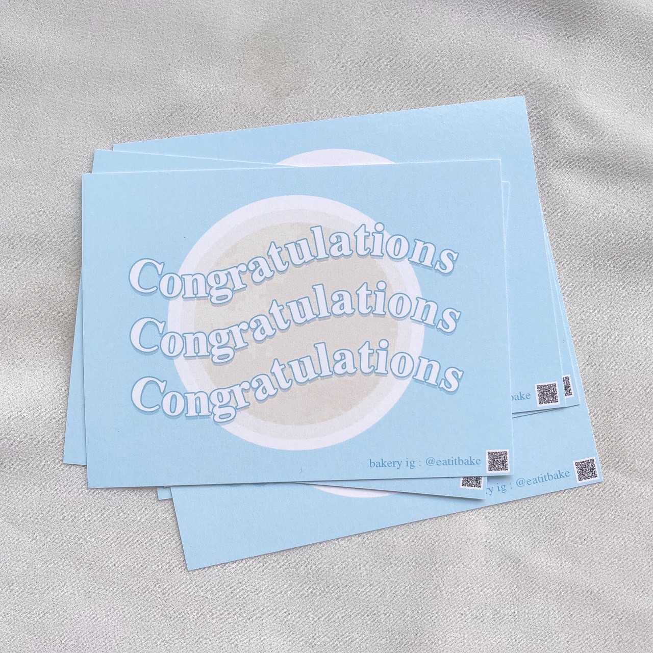 การ์ด Congrats