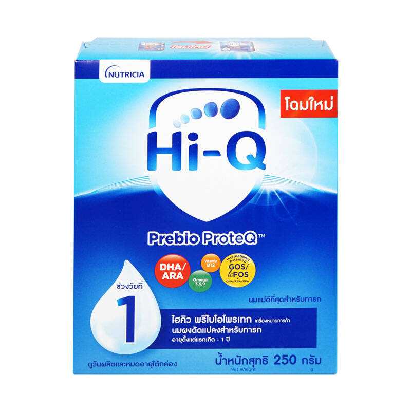 Hi-Q Prebio ProteQ สูตร1 ไฮคิว พรีไบโอโพรเทค สูตร1 ขนาด 250 กรัม