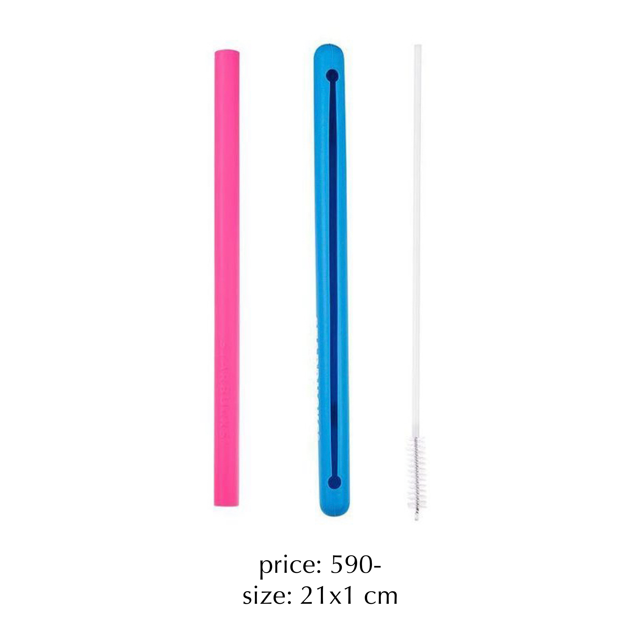 ♡starbucks korea summer pink silicon straw kit
