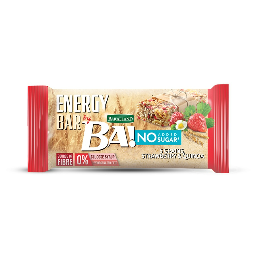 BA! Energy Bar No Sugar Added  30 g.