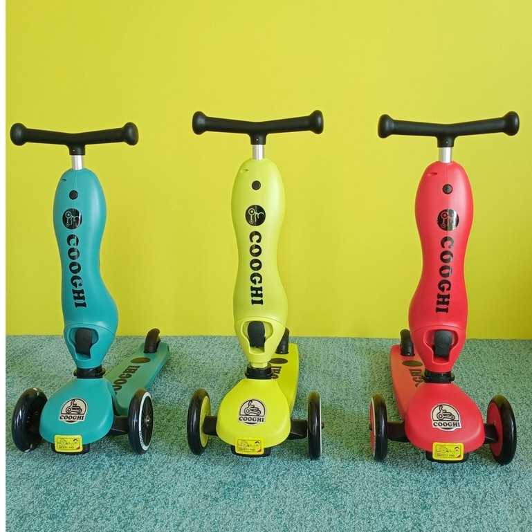 ❗COOGHI สกู๊ตเตอร์V2 2in1ล้อธรรมดา มาตรฐานส่งออกยุโรป สกู๊ตเตอร์เด็ก ขาไถเด็กเล็ก แข็งแรง ทนทาน