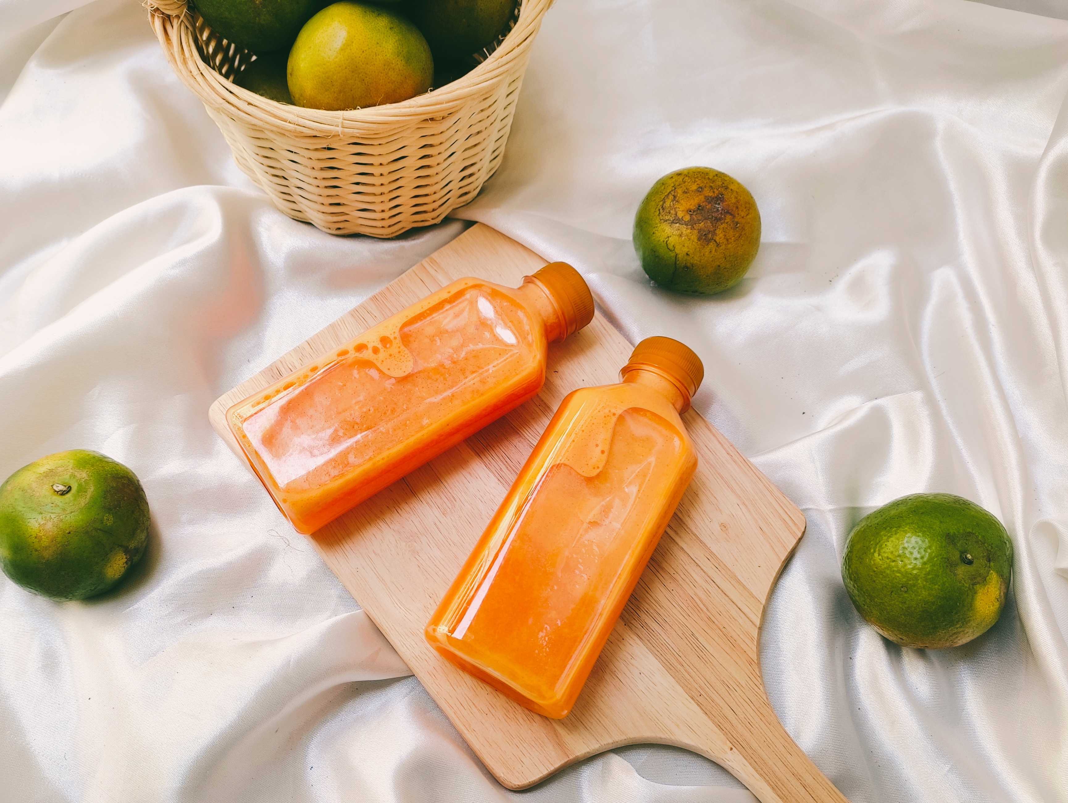 น้ำส้มแท้สกัดเย็น Cold Pressed Orange juice