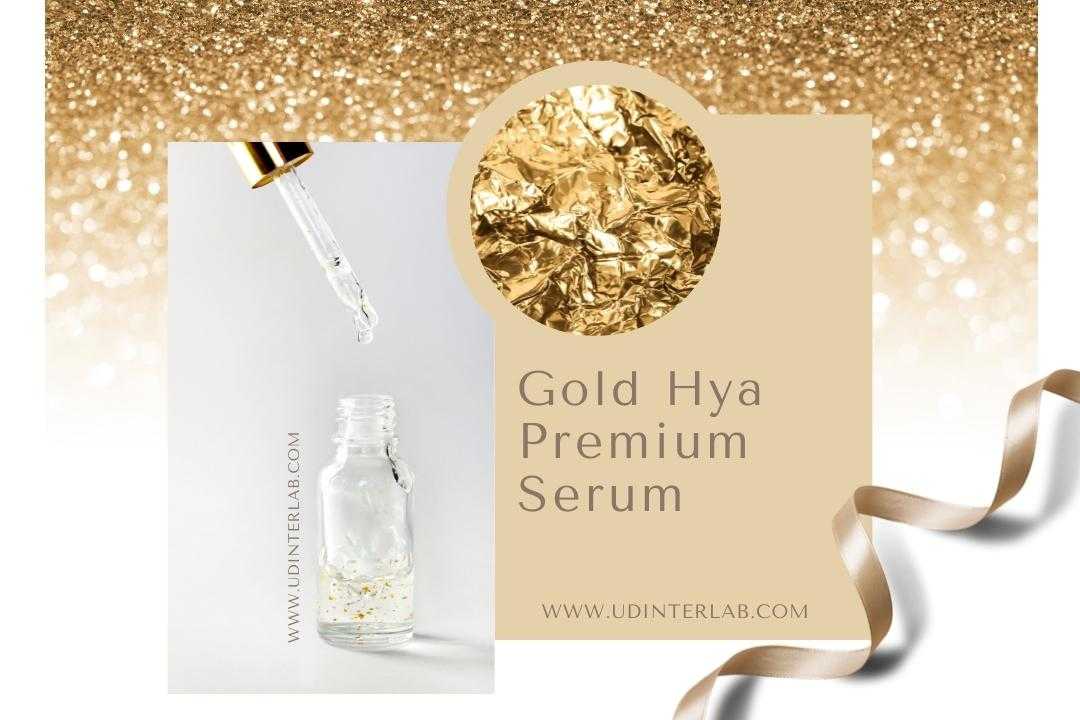 Hya Premium Gold Serum เซรั่มไฮยา 4 โมเลกุลผสมทองคำแท้