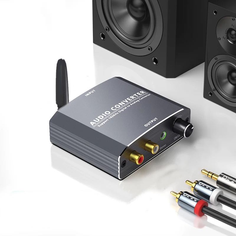 192Khz Bluetooth-ใช้งานร่วมกับ DAC Digital To Analog Audio Converter พร้อม Volume Control Bluetooth
