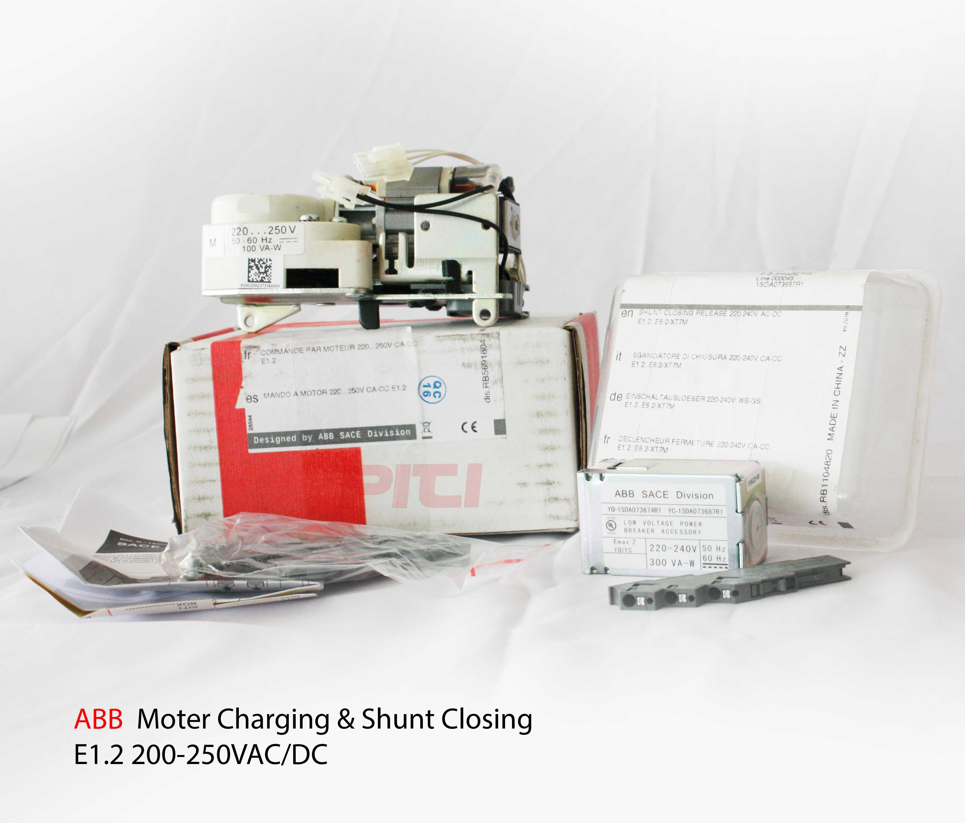 ABB  Moter Charging & Shunt Closing  E1.2 200-250VAC/DC