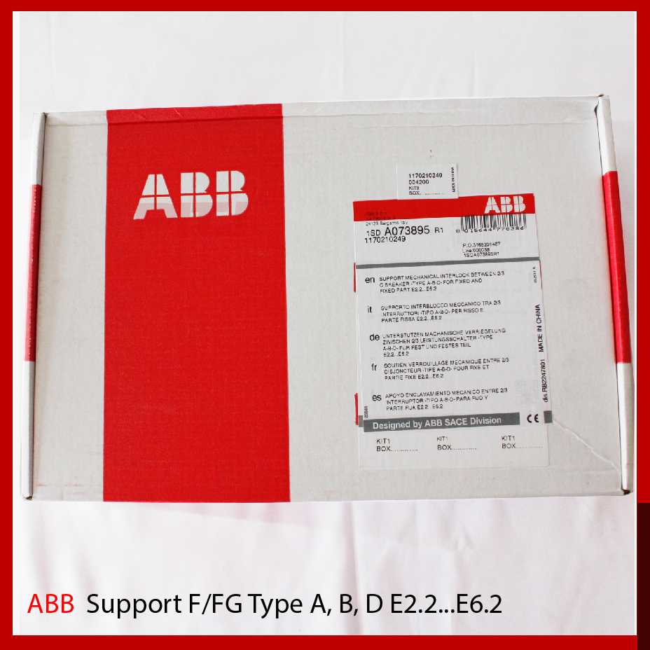 ABB  Support F/FG Type A, B, D E2.2...E6.2