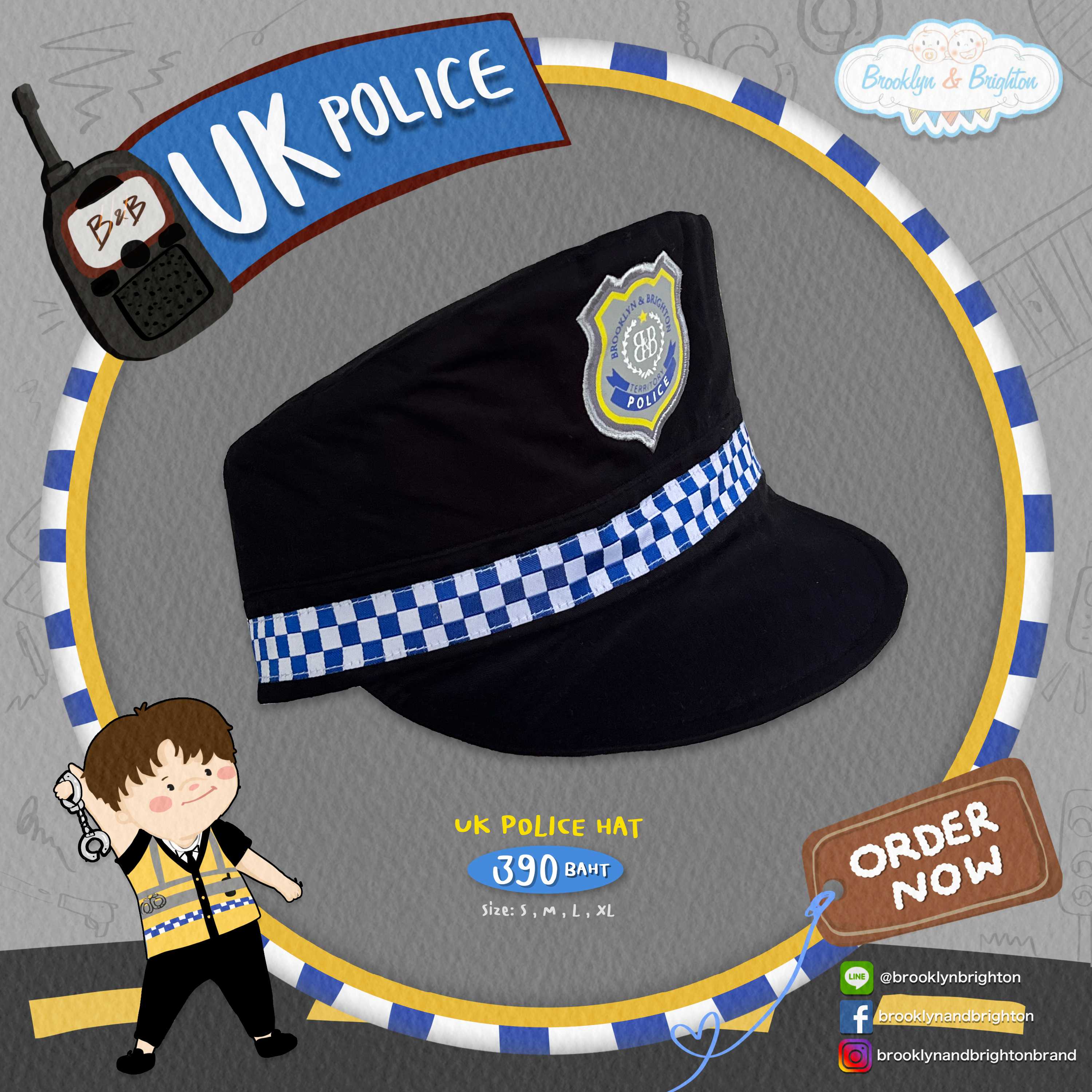 UK Police Hat
