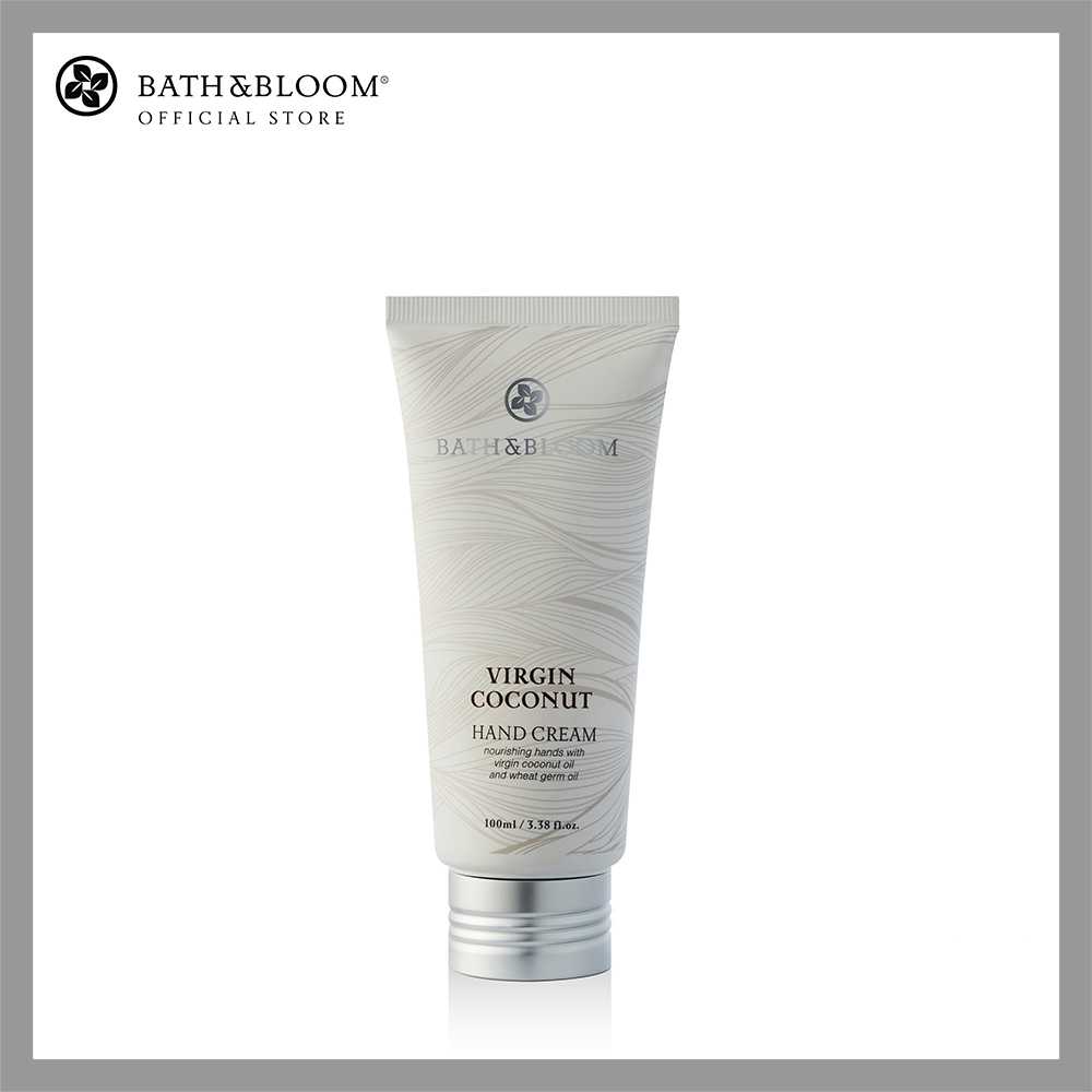 BATH & BLOOM Virgin Coconut Hand Cream ครีมทามือ โลชั่นบำรุงมือ กลิ่นมะพร้าว ให้เนียนนุ่ม ชุ่มชื้น