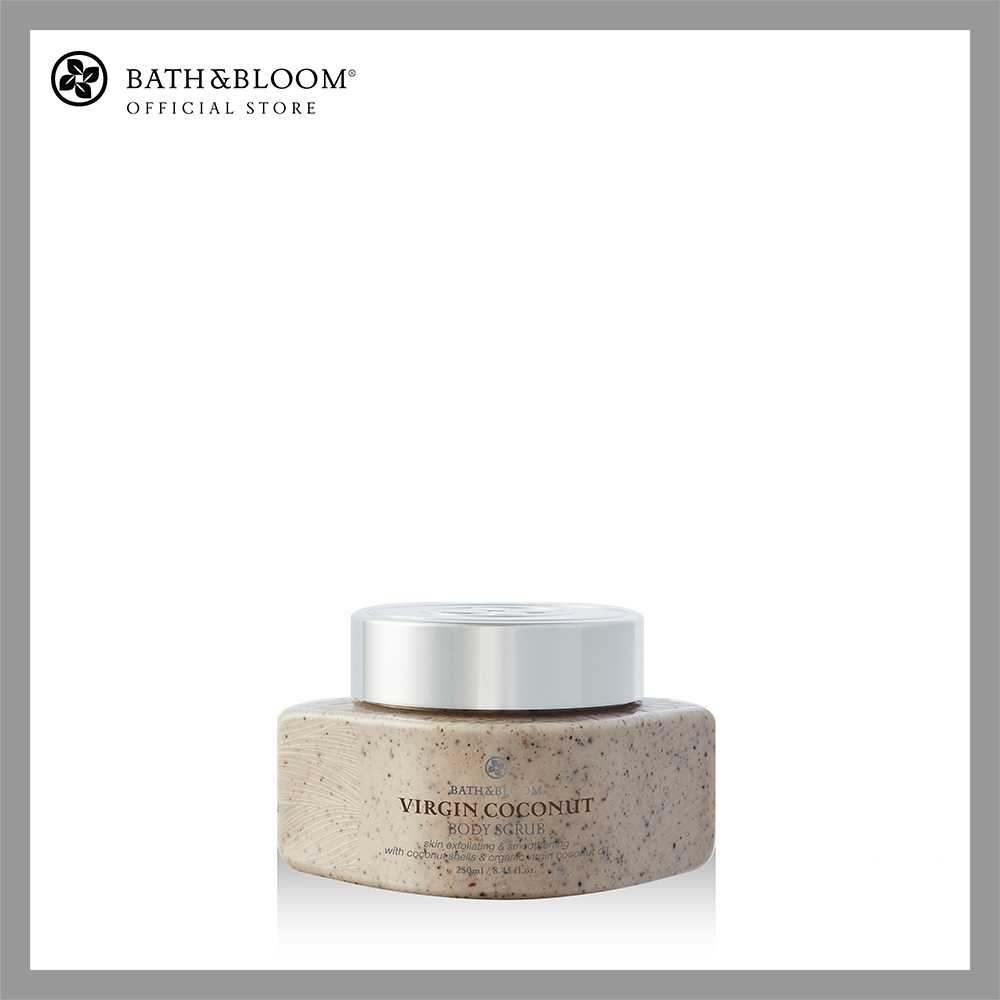 BATH & BLOOM Virgin Coconut Body Scrub สครับขัดผิว กลิ่นมะพร้าว 