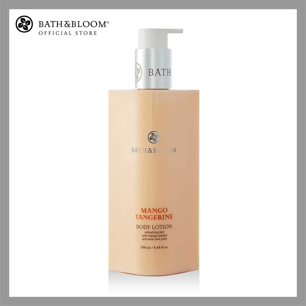 BATH & BLOOM Mango Tangerine Body Lotion โลชั่นบำรุงผิวกาย กลิ่นมะม่วง ส้ม ถนอมผิวคุณให้นุ่มนวล