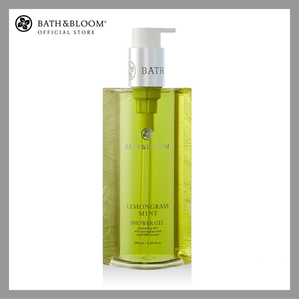 BATH & BLOOM Lemongrass Mint Shower gel เจลอาบน้ำ กลิ่นตะไคร้มิ้นท์ 