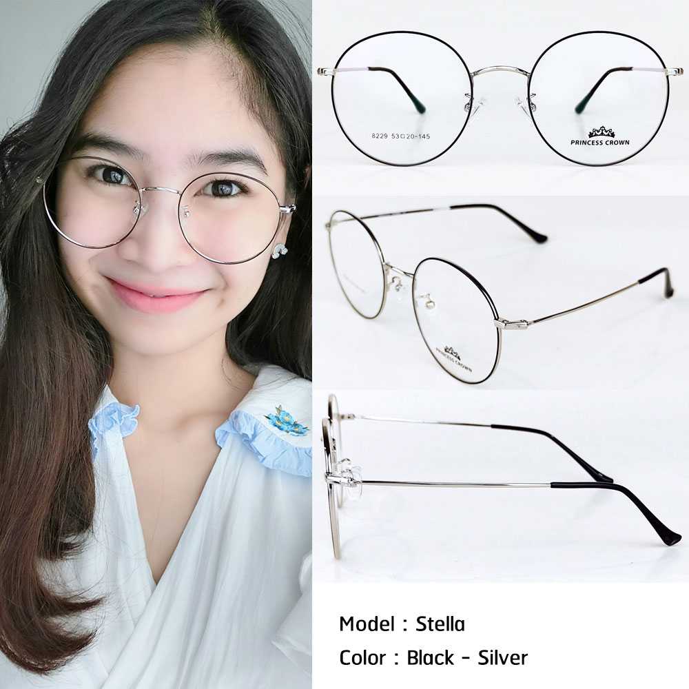 กรอบแว่น รุ่น Stella สี Black-Silver