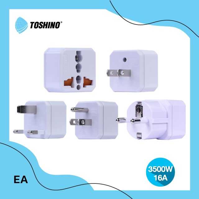 Toshino ปลั๊กแปลง รับไฟ 3500W  รุ่น EA