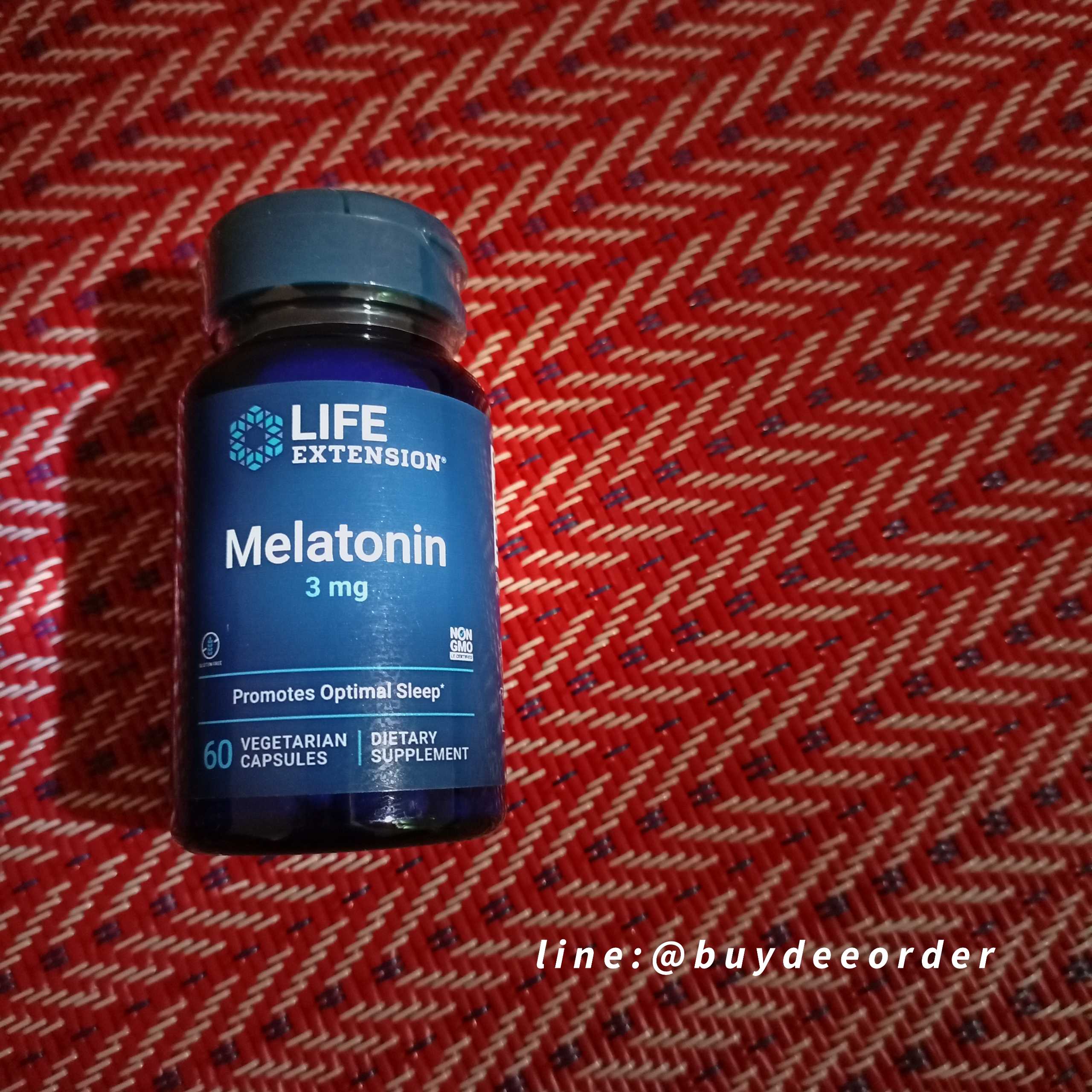 Life Extension Melatonin 3 mg 60 capsules (เมลาโทนิน)