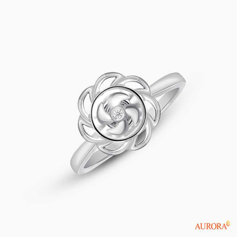 แหวนเพชรกังหันรุ่น 4 The Miracle Mill Collection (White Gold)