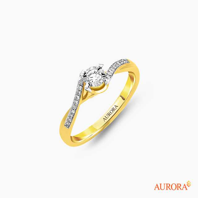 แหวนเพชร Sparkle Collection  (Yellow Gold)