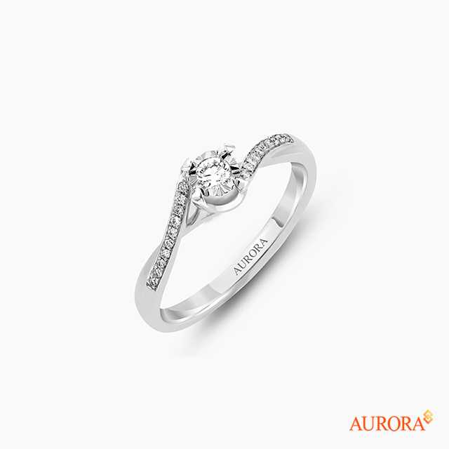 แหวนเพชร Sparkle Collection  (White Gold)