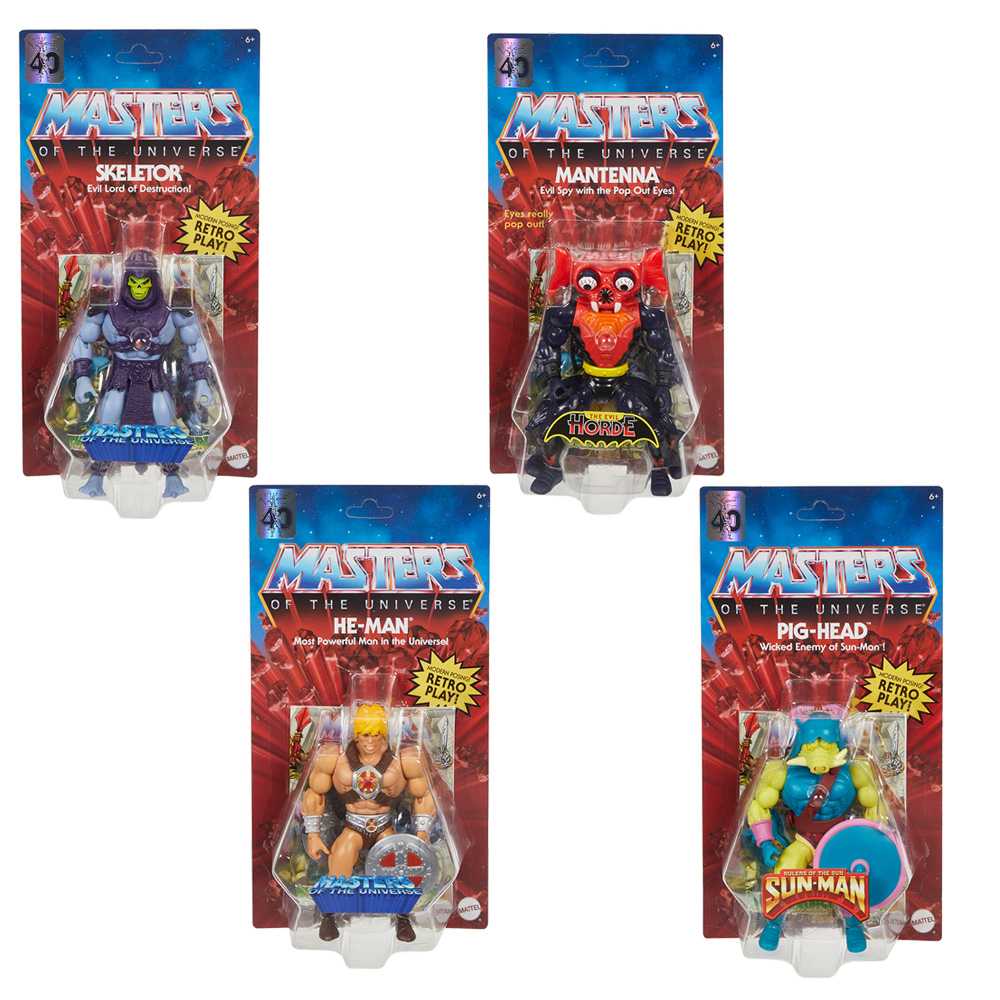 Masters of the Universe Origins Action Figure Assortment รุ่นครบรอบ 40 ปี (GNN84-999N)