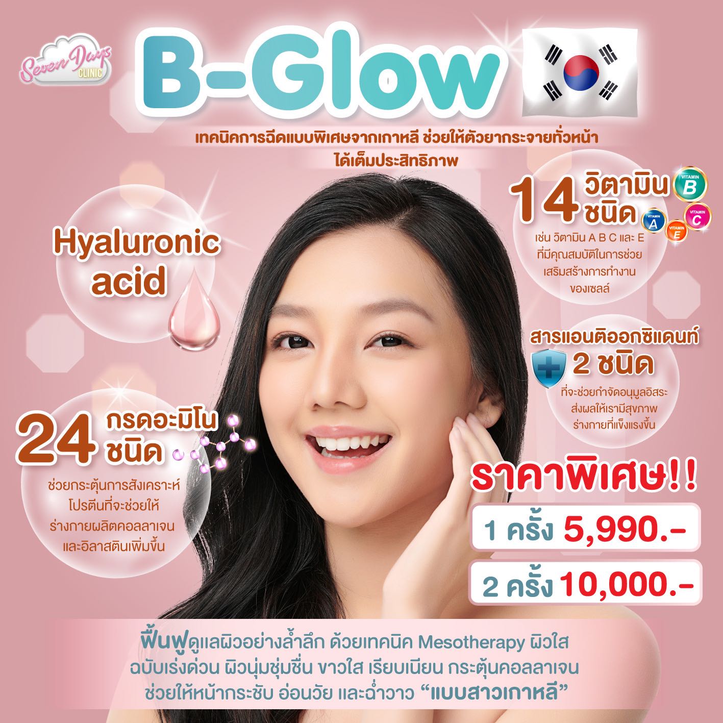 B-Glow 2 ครั้ง 10,000.-