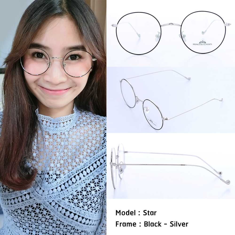 กรอบแว่น รุ่น Star สี Black-Silver