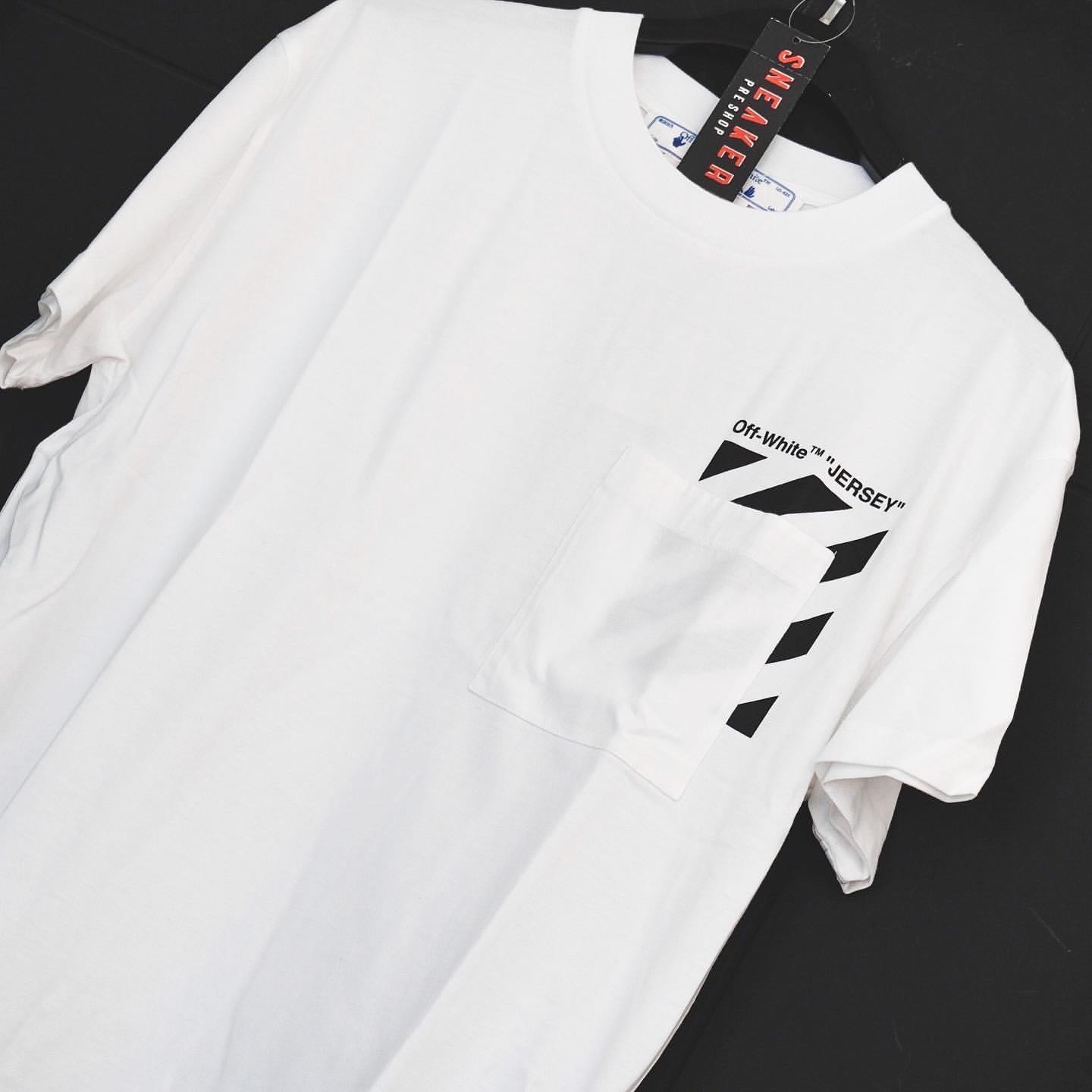 Off-White Diag PKT Casual Tee White
