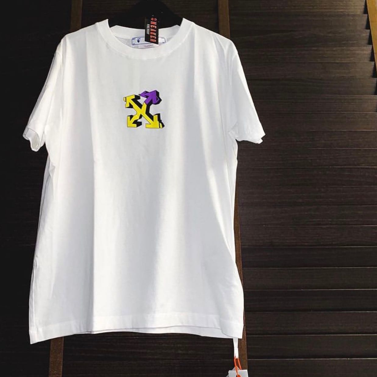 Off-White Wizard Graffiti Slim Tee White 