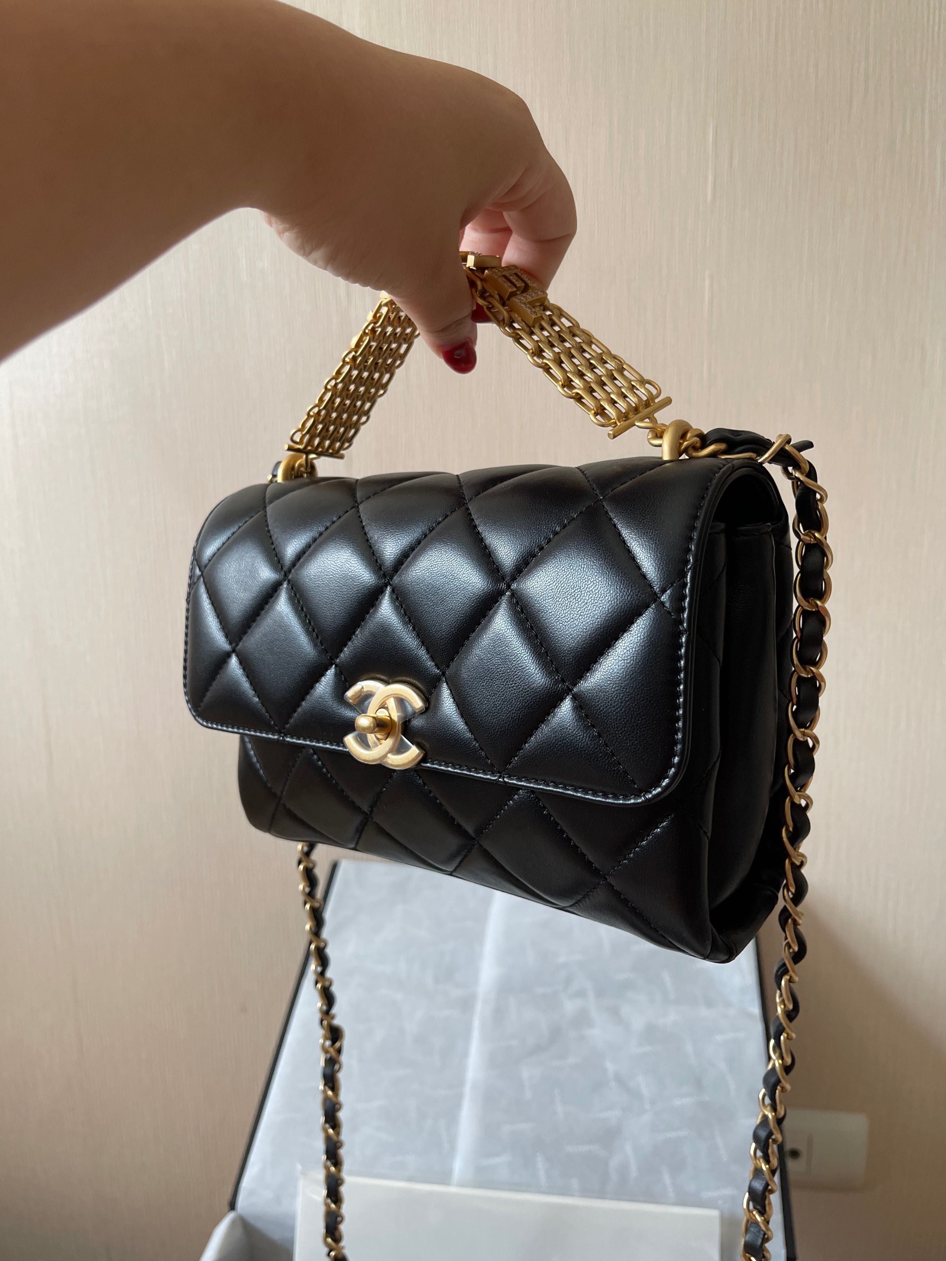 กระเป๋า Brandnew Chanel 22s flapbag size8 VGHW fullset recTH
