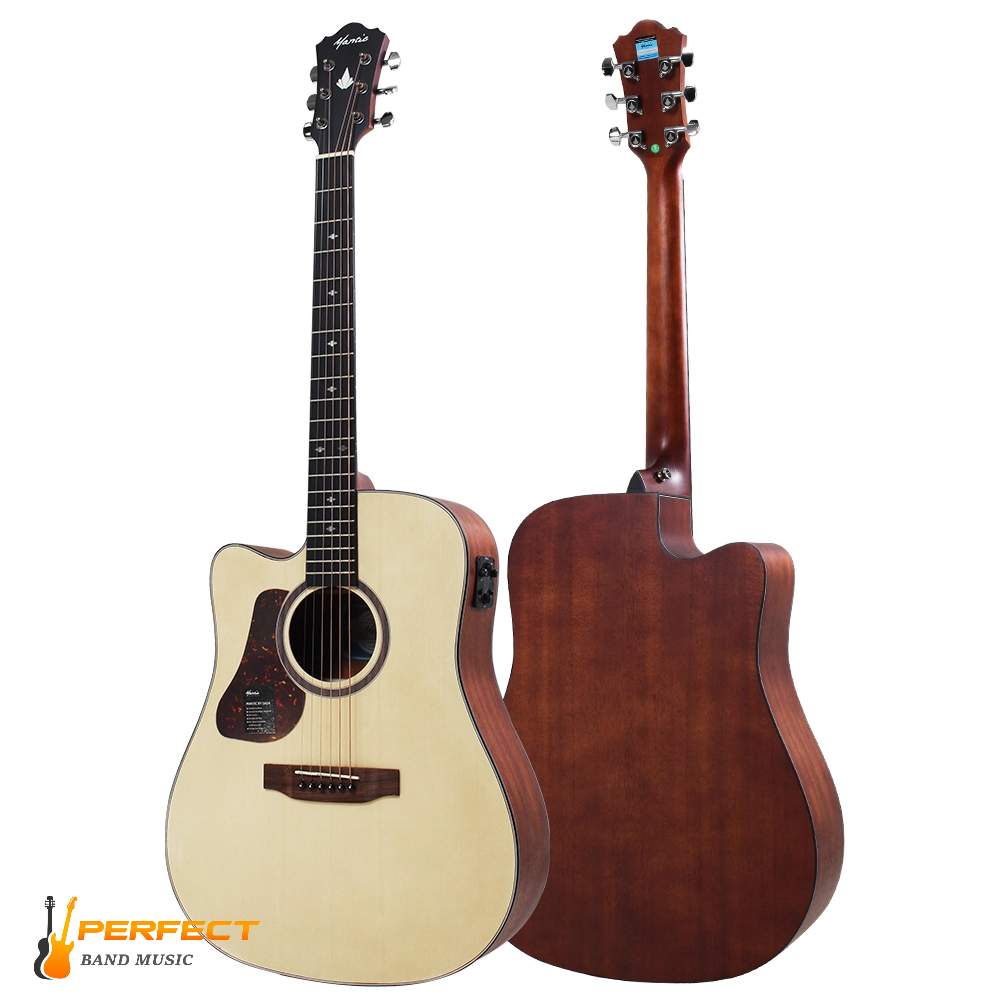 กีตาร์โปร่งไฟฟ้าข้างซ้าย Mantic AG-1CEL