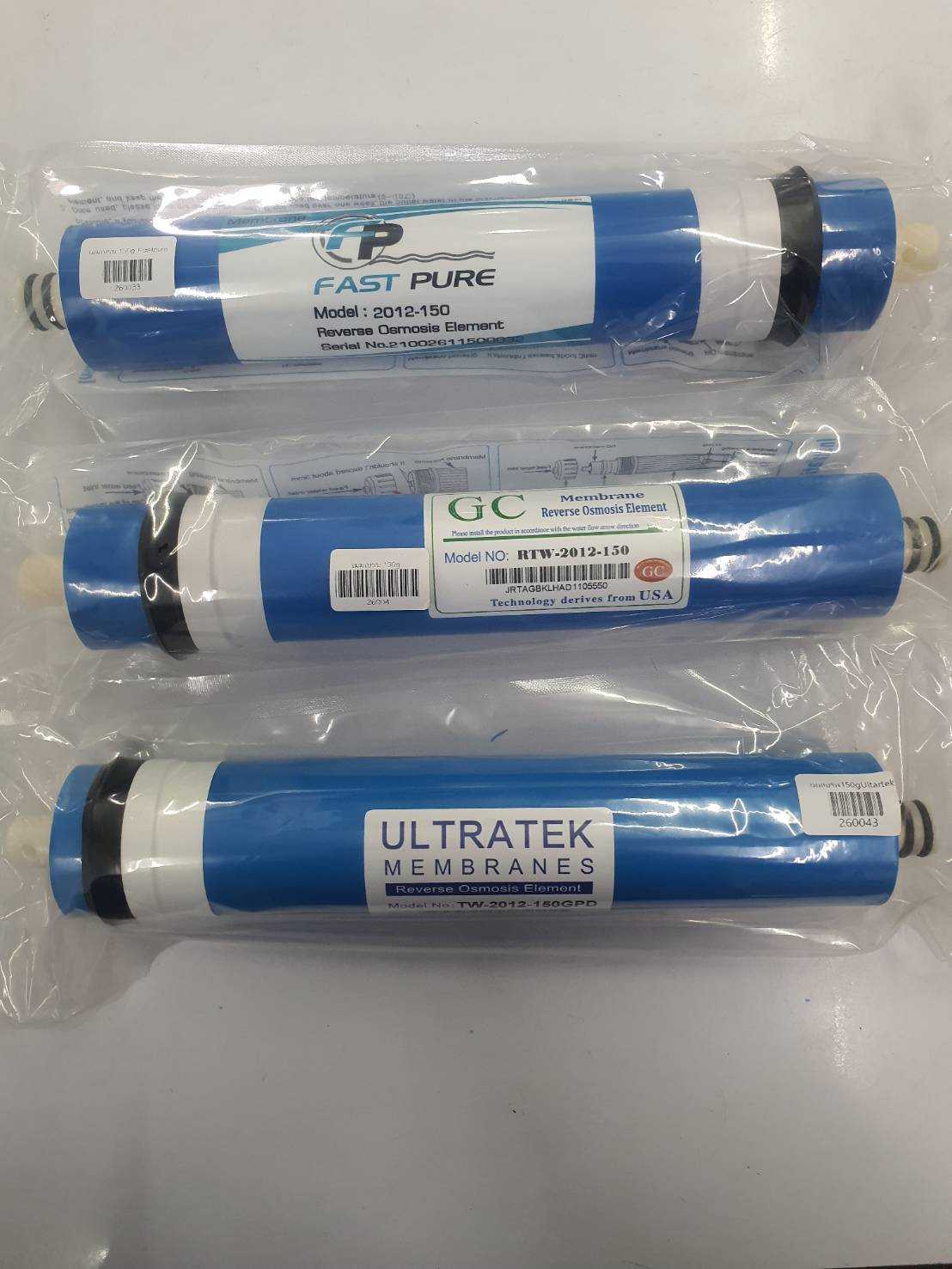 ไส้กรองเมมเบรน RO 150GPD