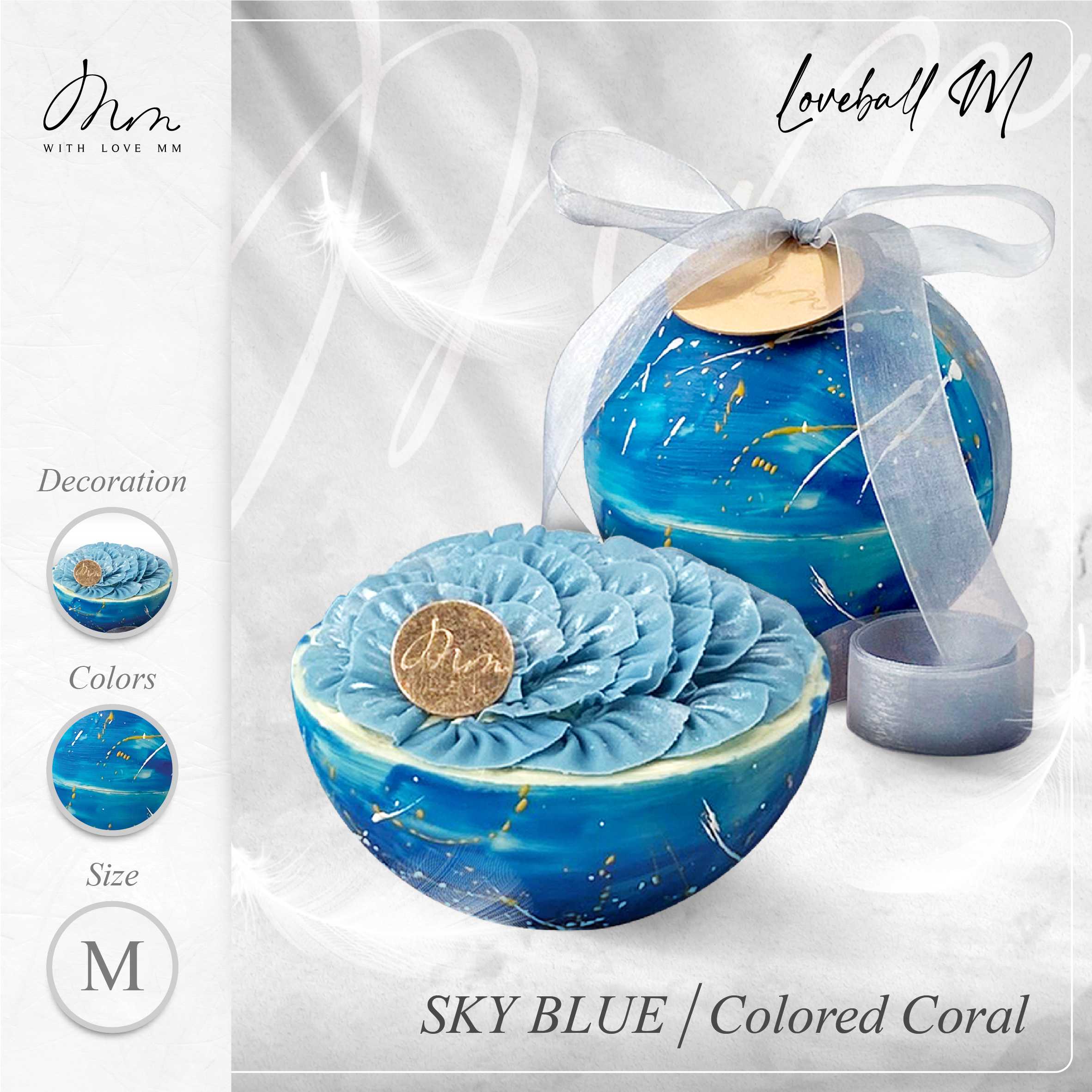 SKY BLUE - Loveball M - Colored Coral