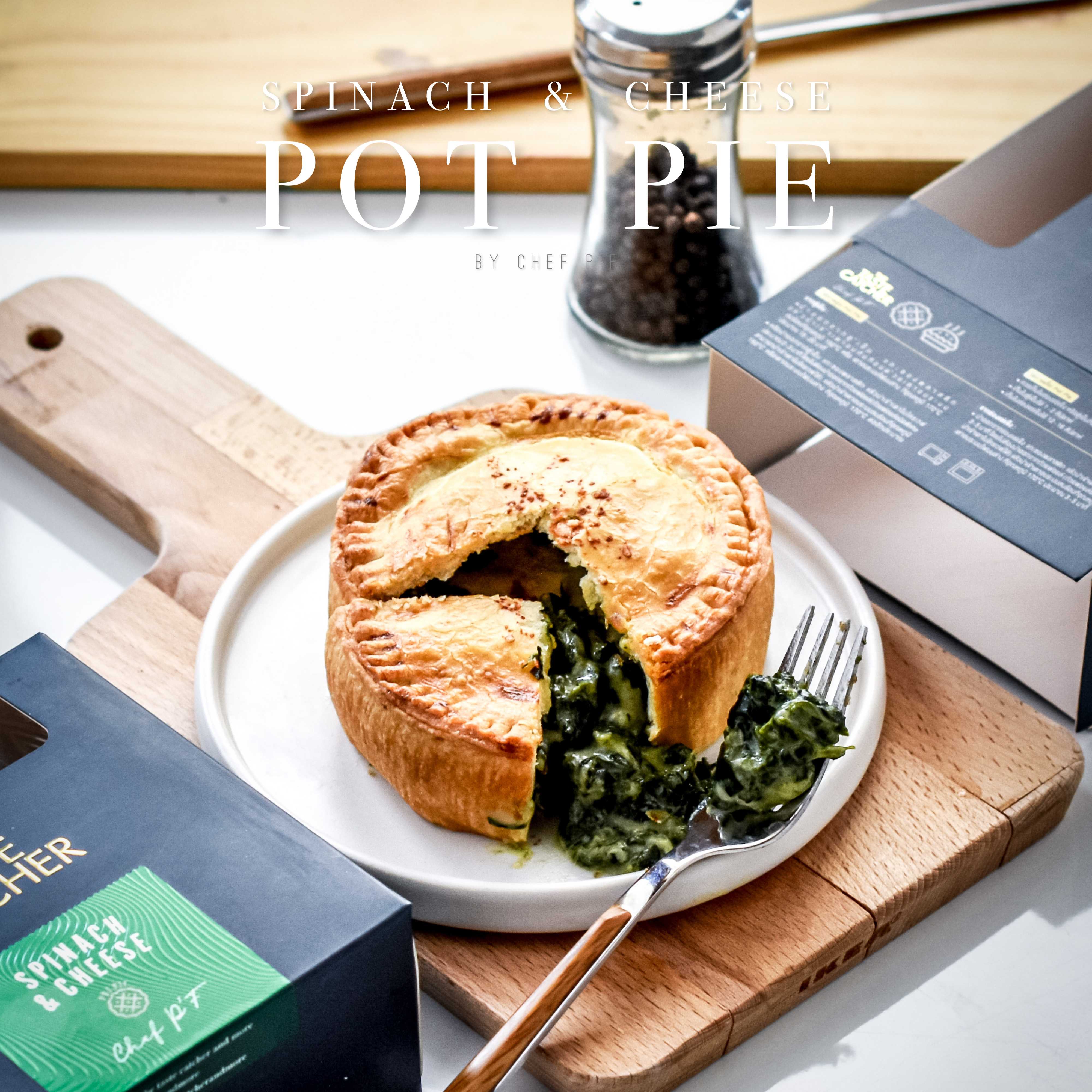 SPINACH & CHEESE POTPIE