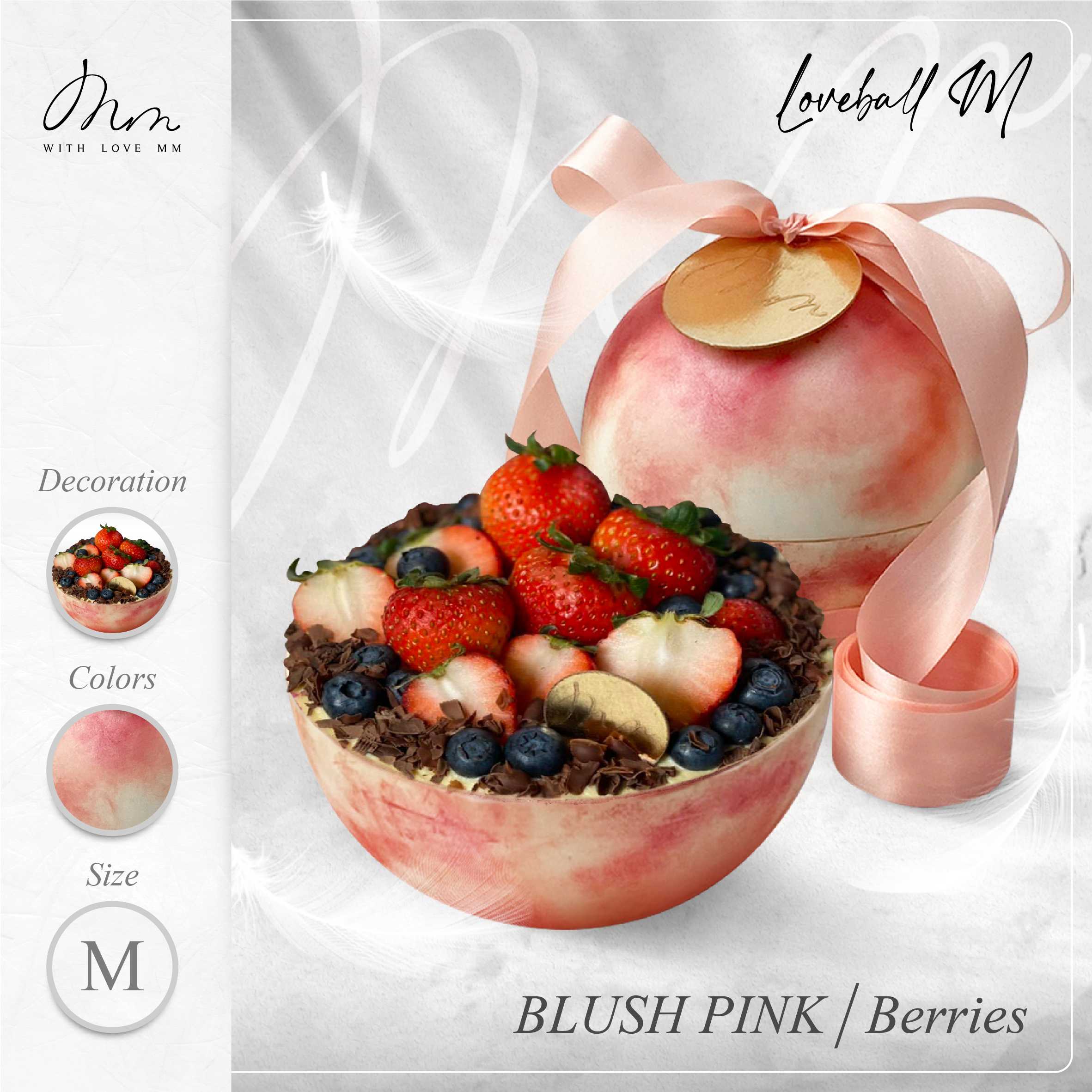 BLUSH PINK - Loveball M - Berries