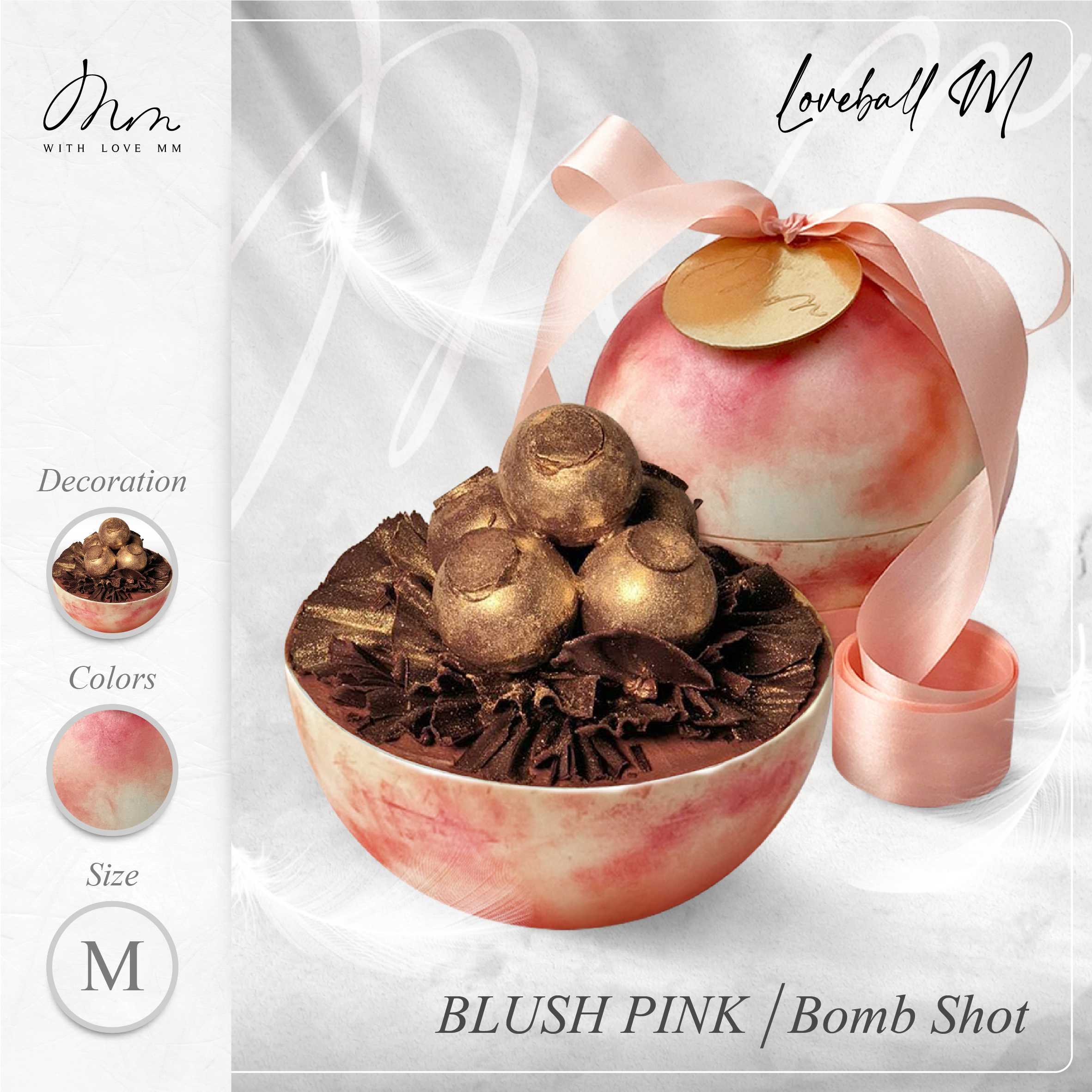 BLUSH PINK - Loveball M - Bomb Shots