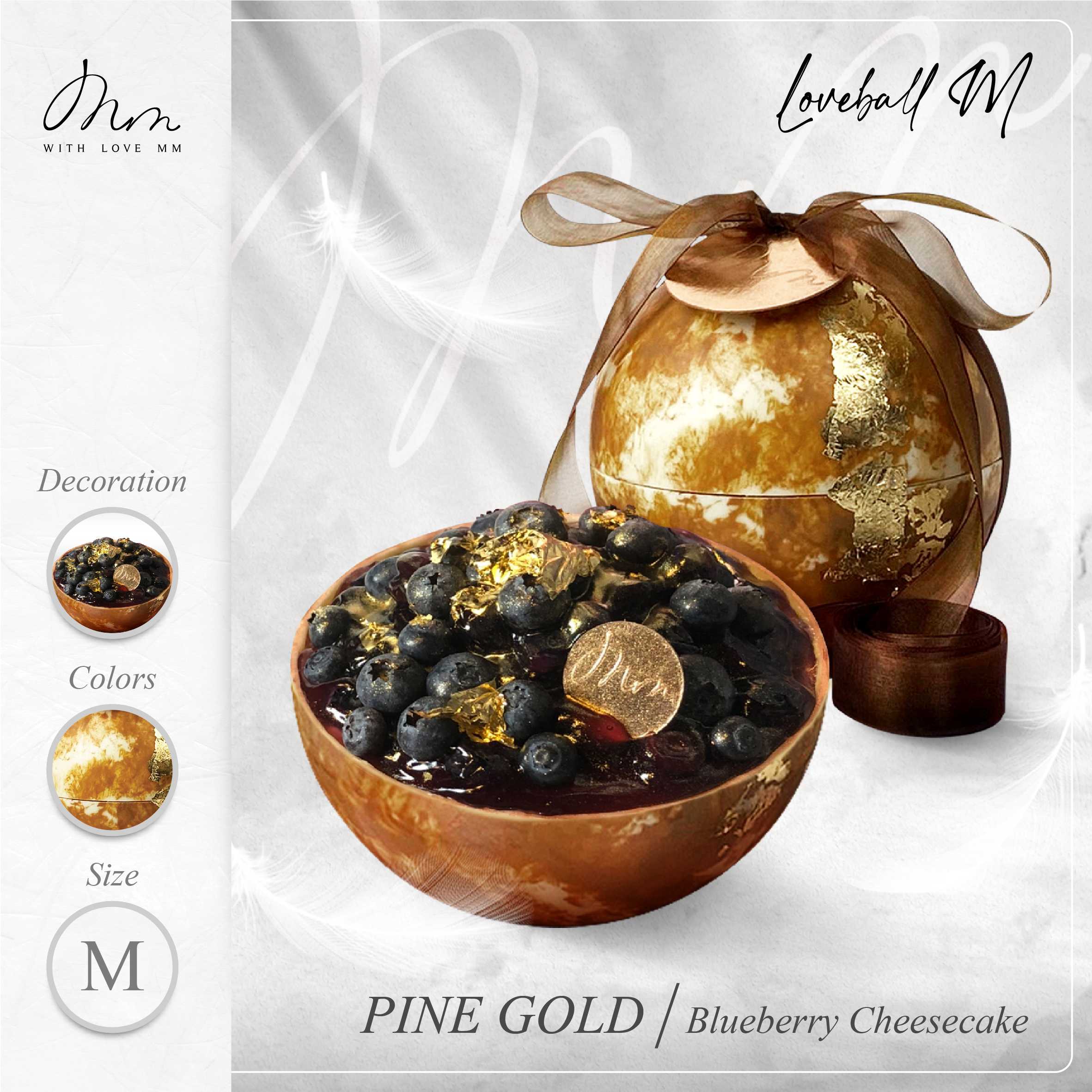 PINE GOLD - Loveball M - Blueberry Cheesecake
