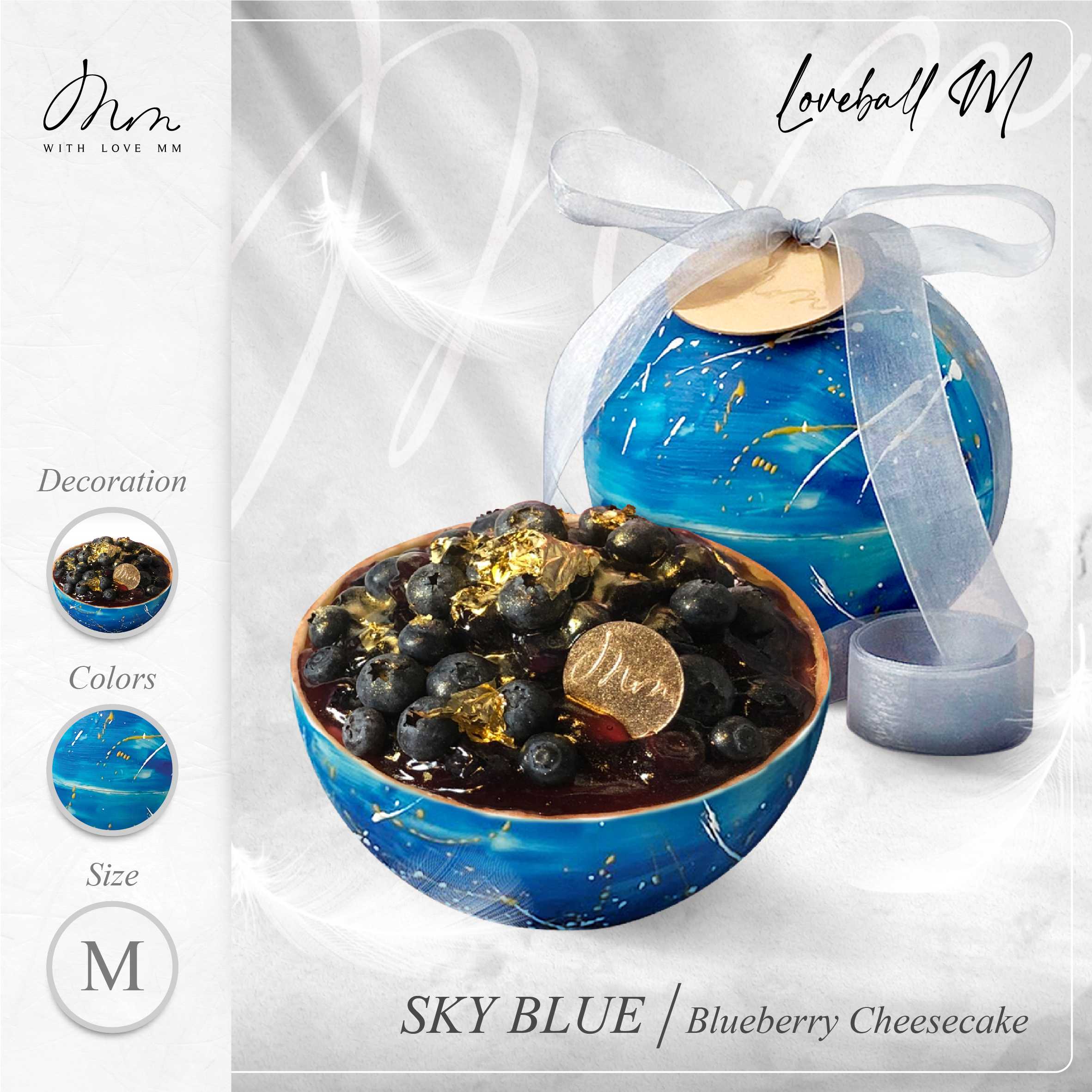 SKY BLUE - Loveball M - Blueberry Cheesecake