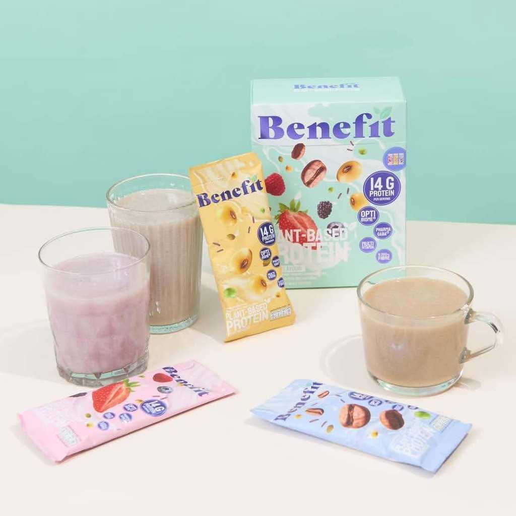 Benefit Protein 💙 เบเน่ฟิต โปรตีนจากพืช 1 กล่อง โปรตีนควบคุมน้ำหนัก