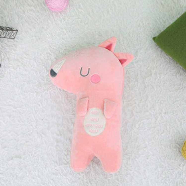 BD113 ตุ๊กตาคาดเข็มขัดนิรภัย ลายหมาชมพู