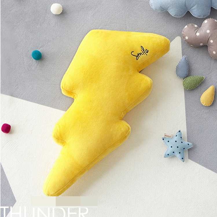 BD121 ตุ๊กตาคาดเข็มขัดนิรภัย ลายสายฟ้าสีเหลือง