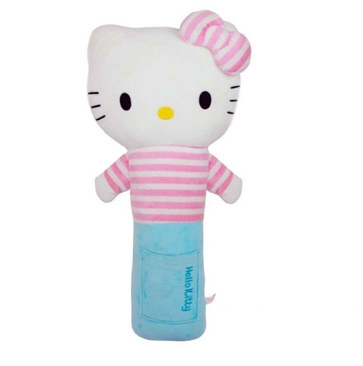 BD119 ตุ๊กตาคาดเข็มขัดนิรภัย ลายคิตตี้สีฟ้า