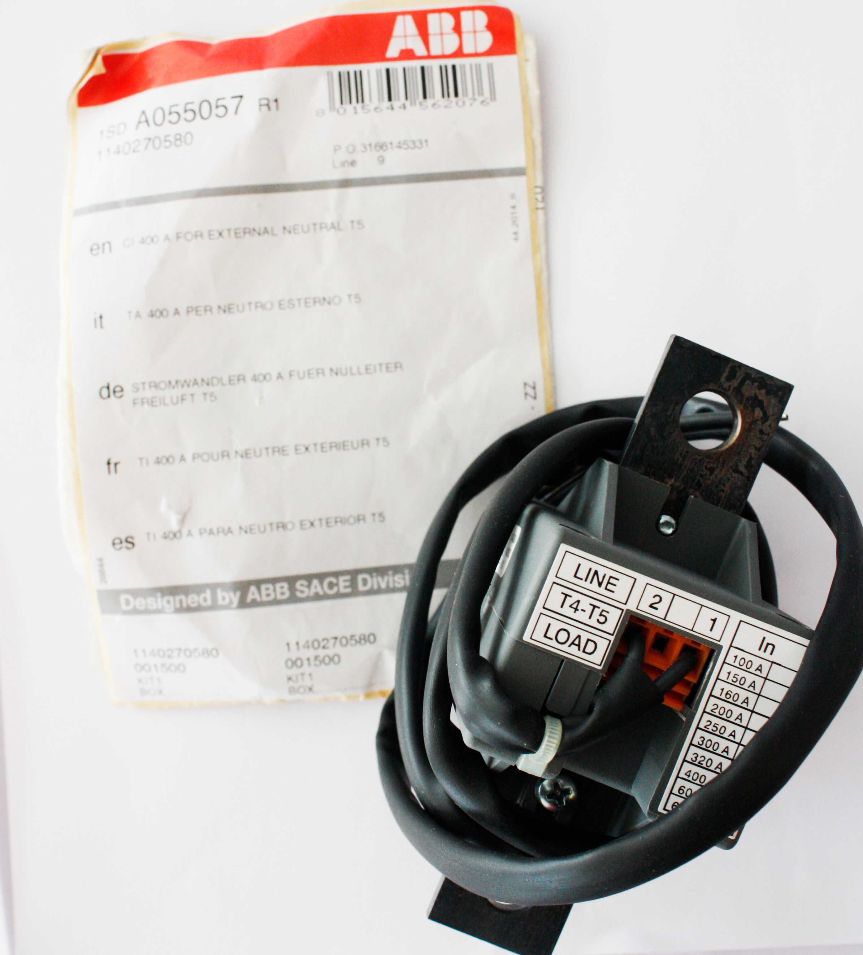 ABB TA EXT NEUTRAL 400A T5