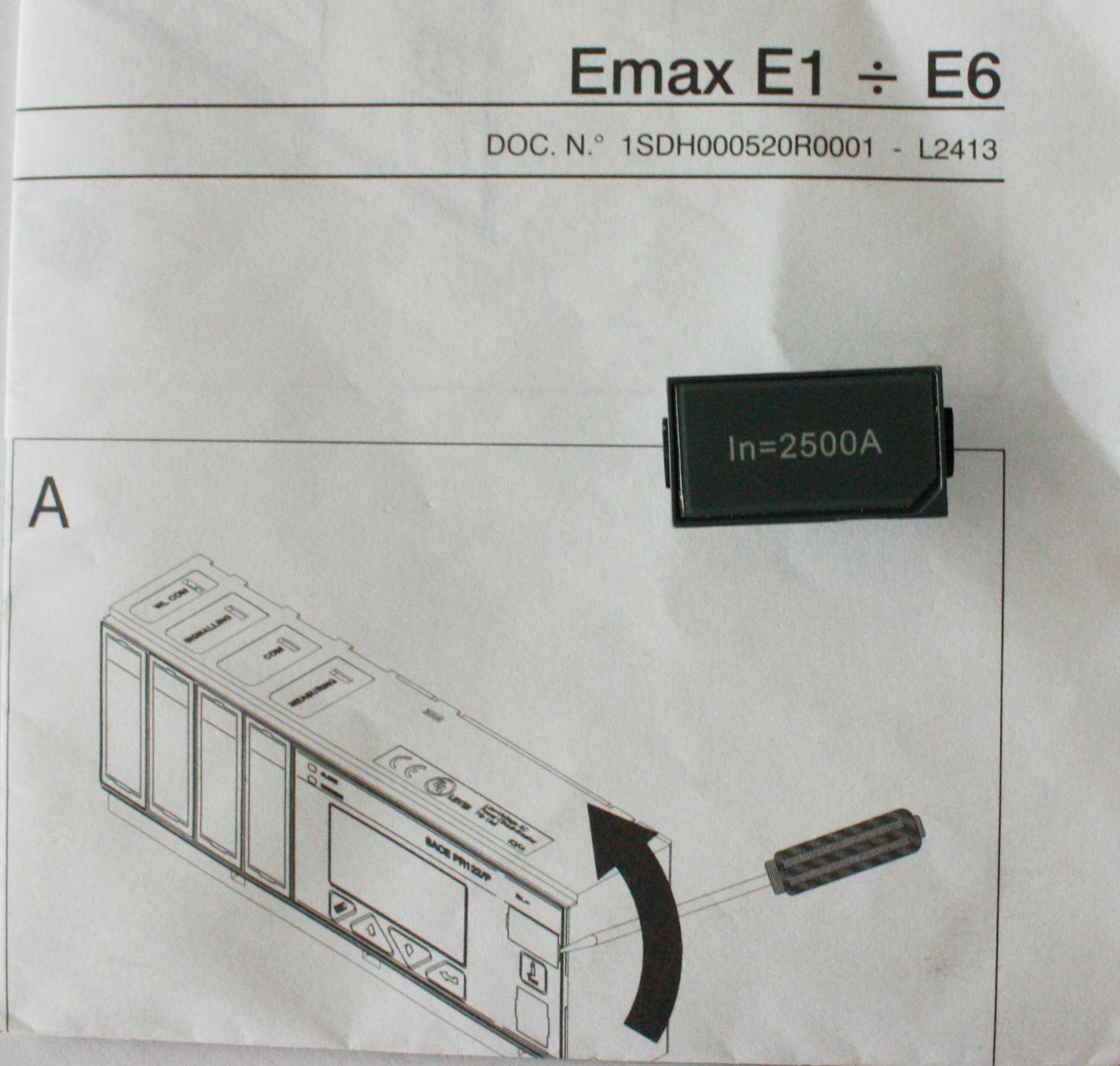 ABB RATING PLUG For E3-E6 In=2500A
