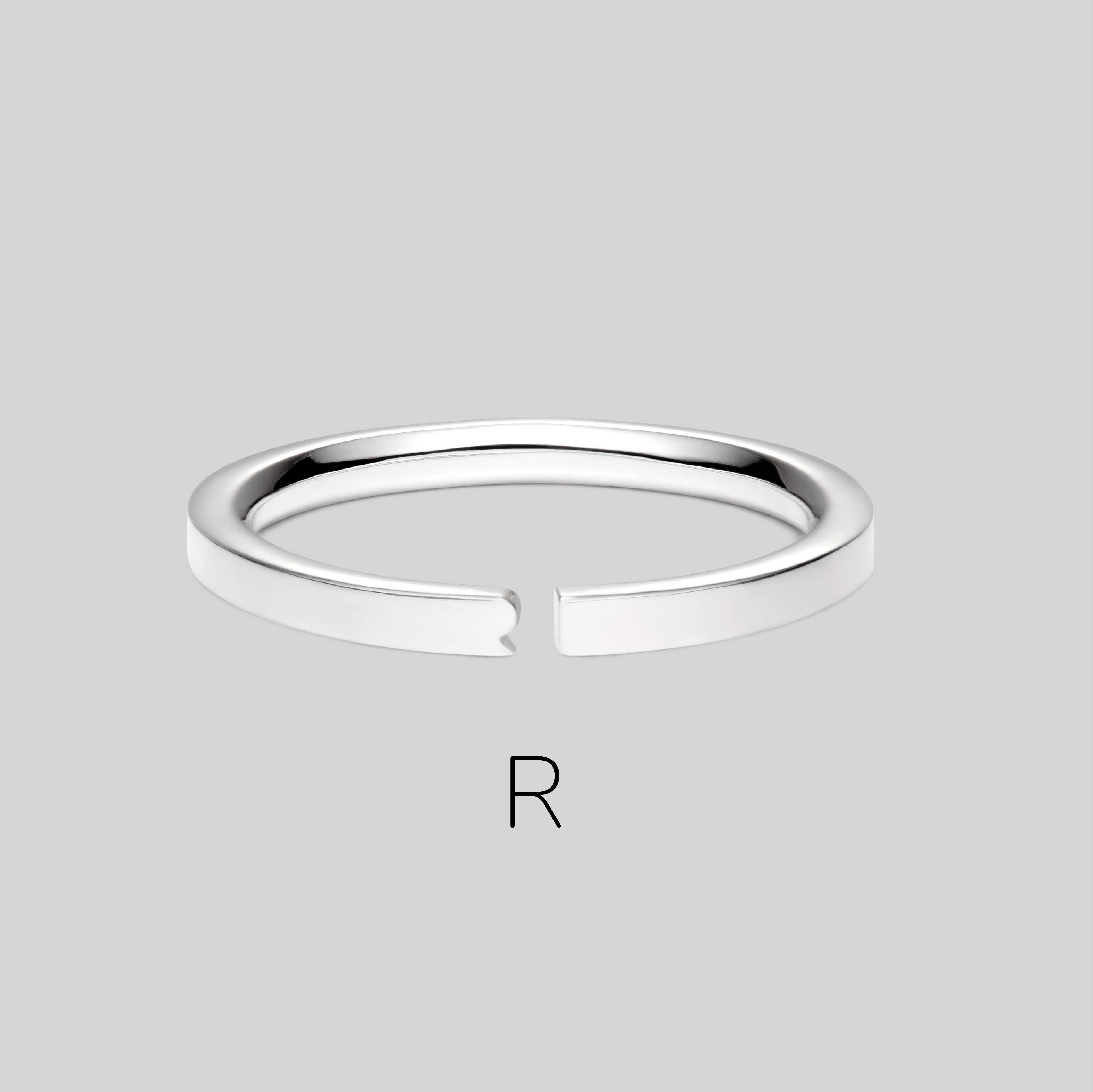 R Alphabet Ring