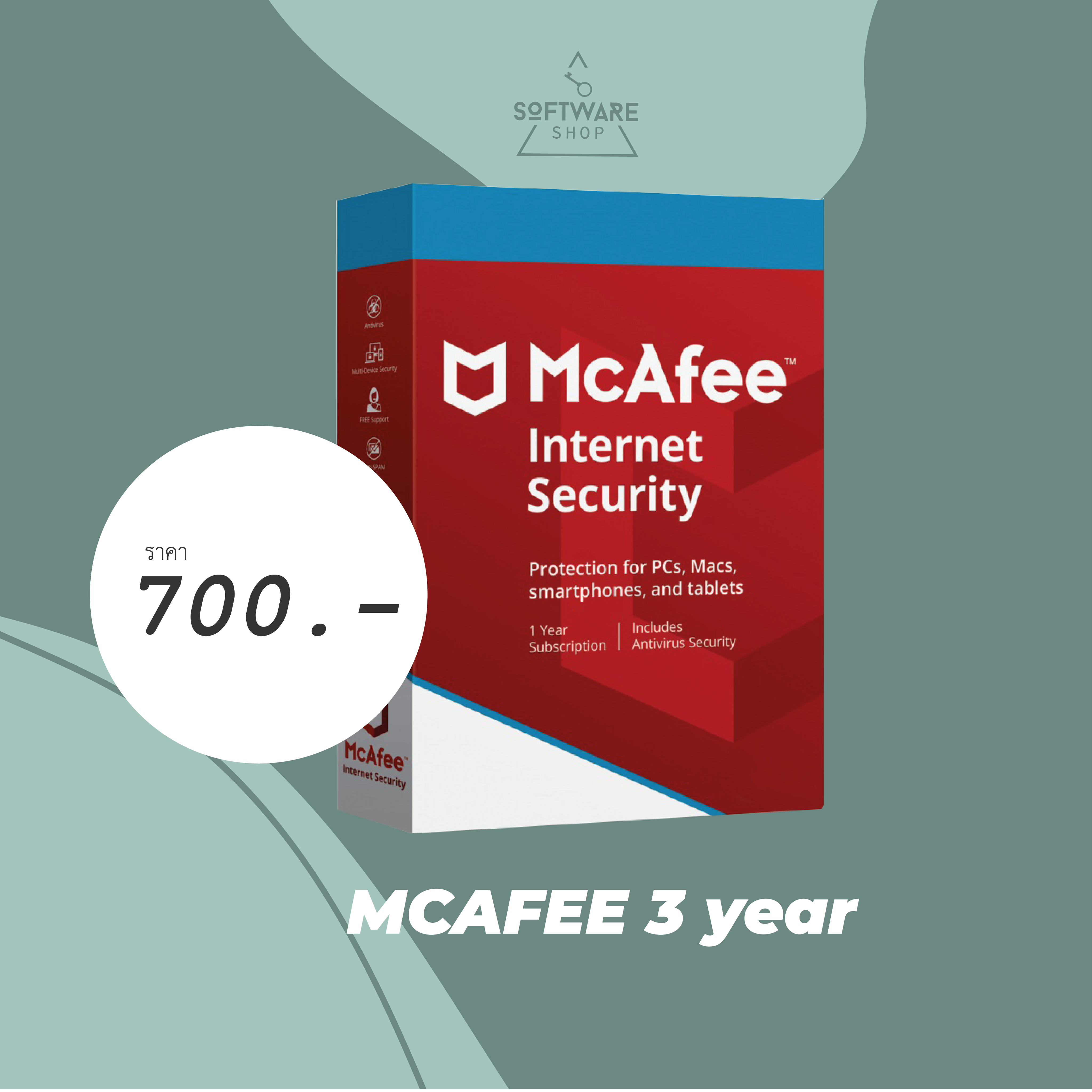 Mcafee 5 years 1 pc