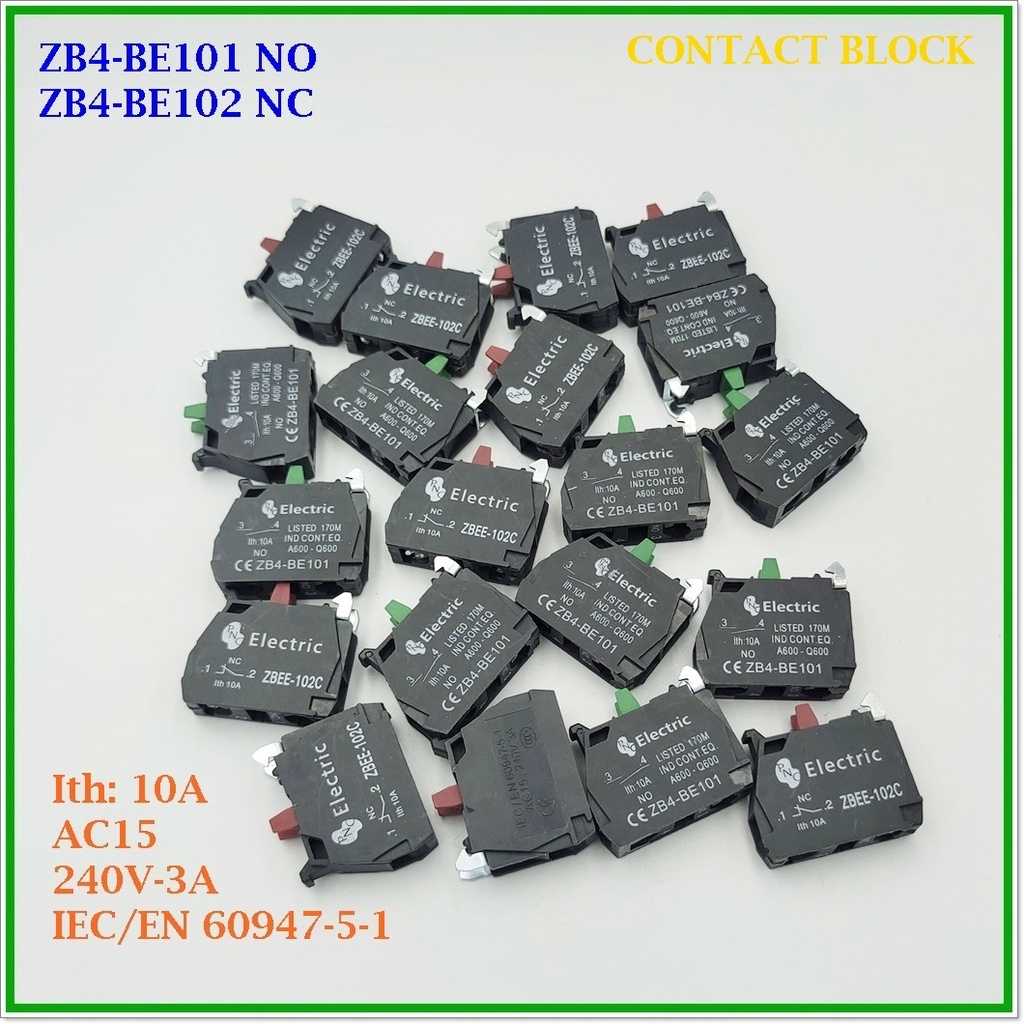 ZB4-BE CONTACT BLOCK คอนแทกบล็อคสำหรับสวิตช์ปุ่มกด