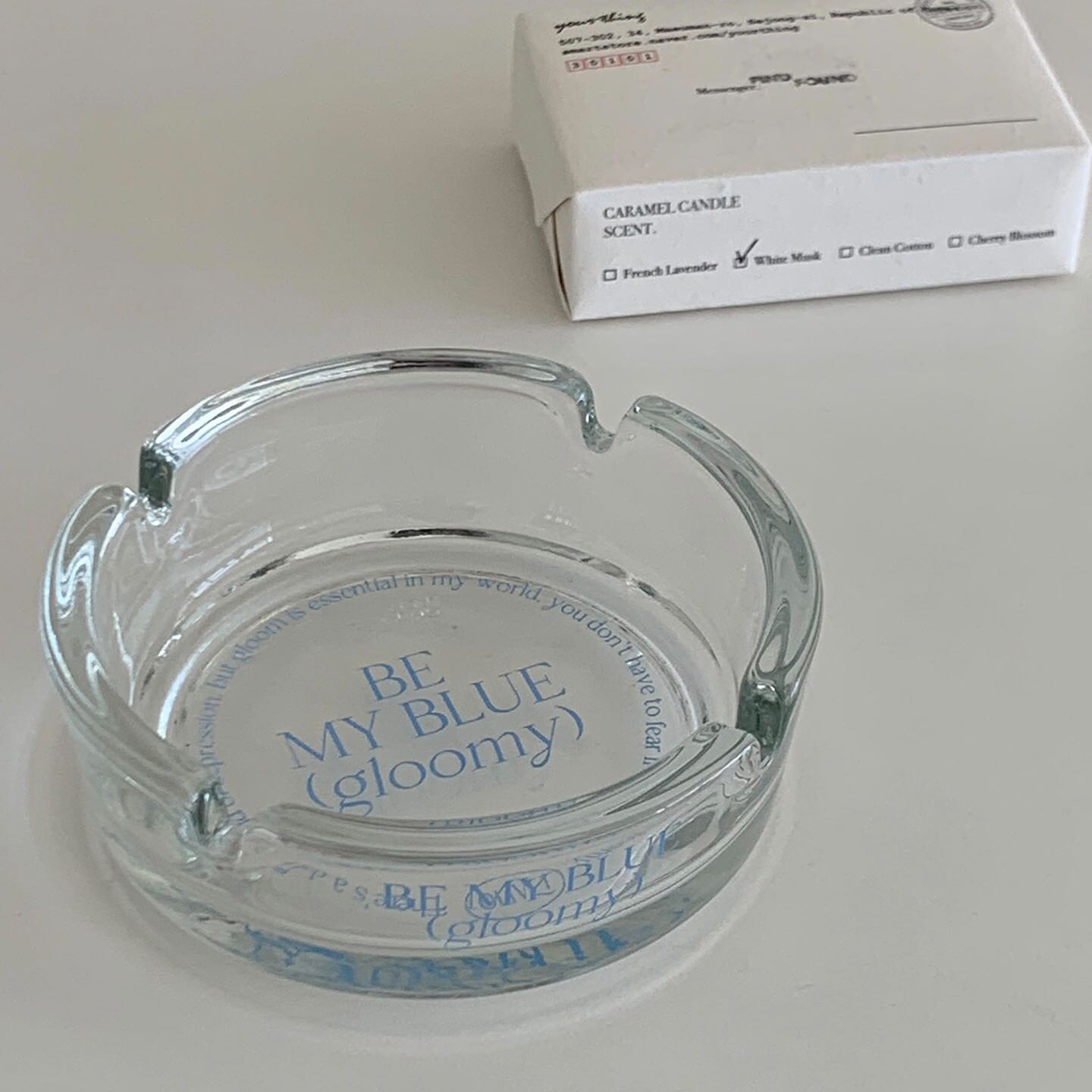 be my blue ash tray
